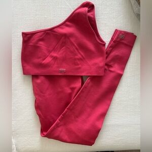 Set active sculptflex - hot pink set! Size M for both top and bottom